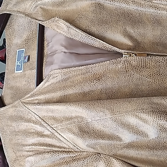 SHARP!!! JM Collection Tan Woman's Sz 18 Jacket Blazer... - Picture 3 of 8
